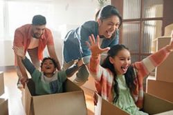 a group of people in a room